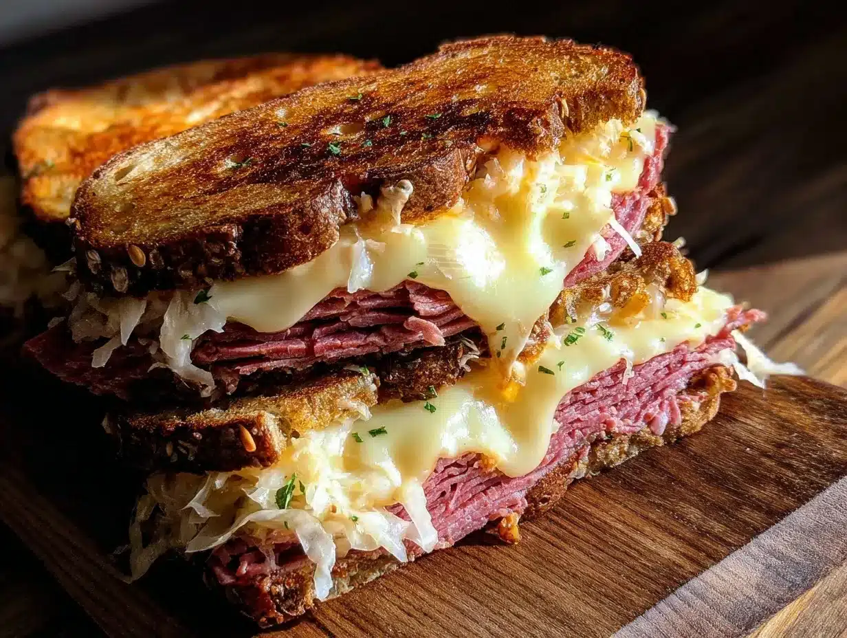 crispy reuben sandwich preparation steps