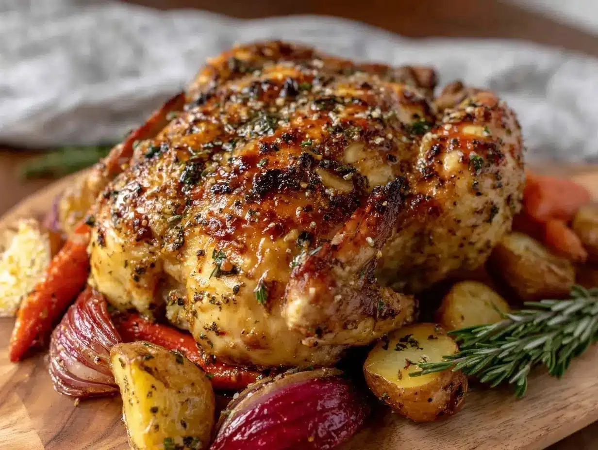 crispy roast chicken recipe preparation steps