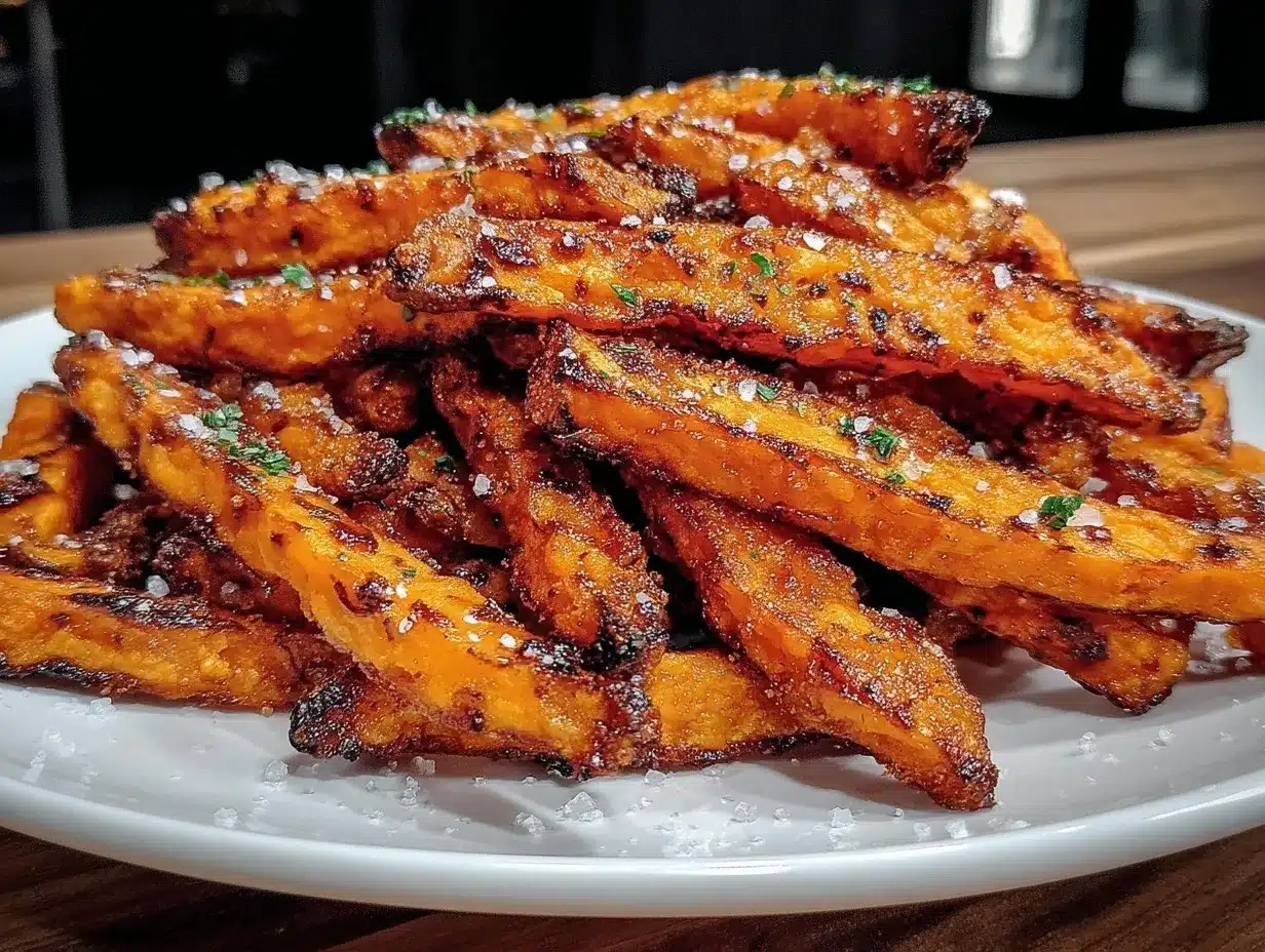 crispy sweet potato fries preparation steps