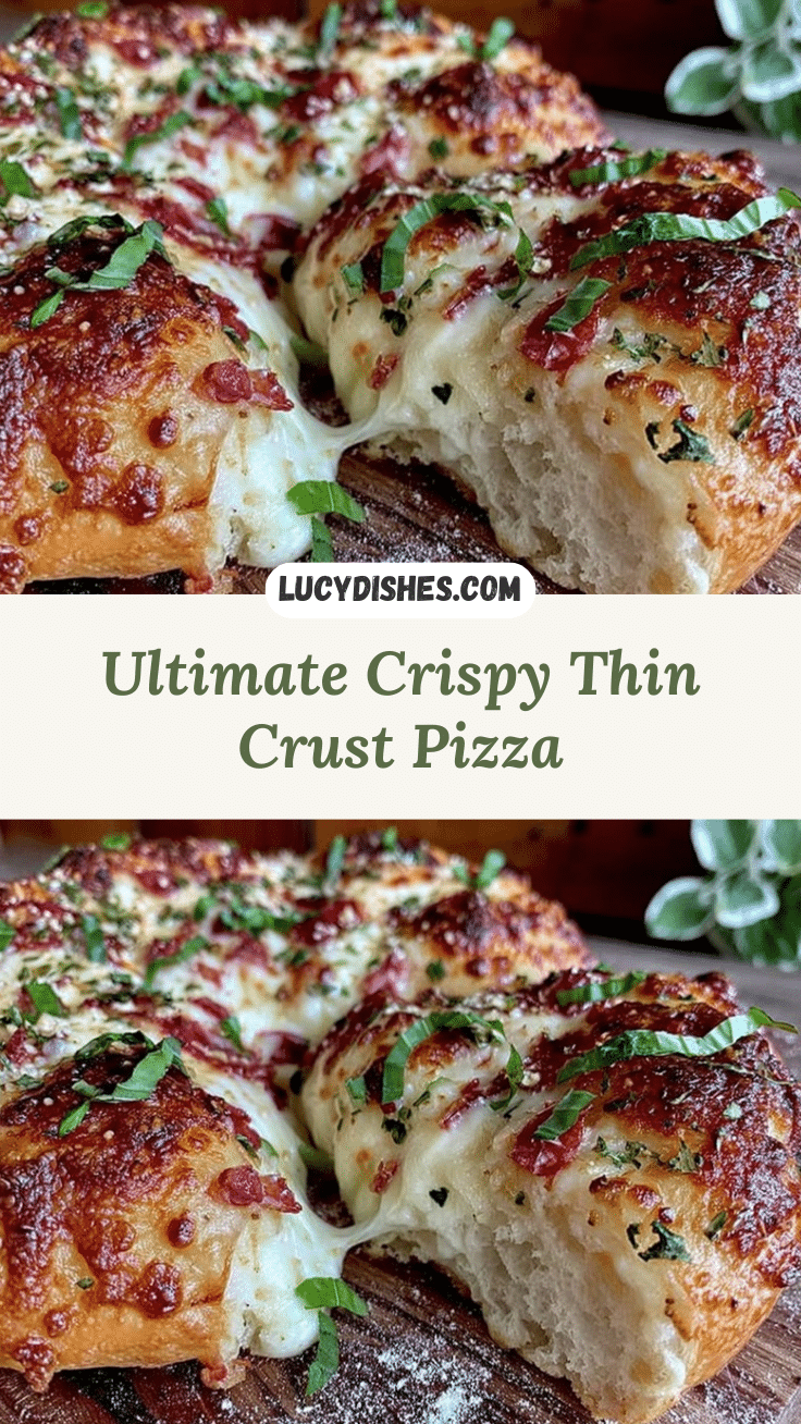 crispy ultimate thin crust pizza recipe