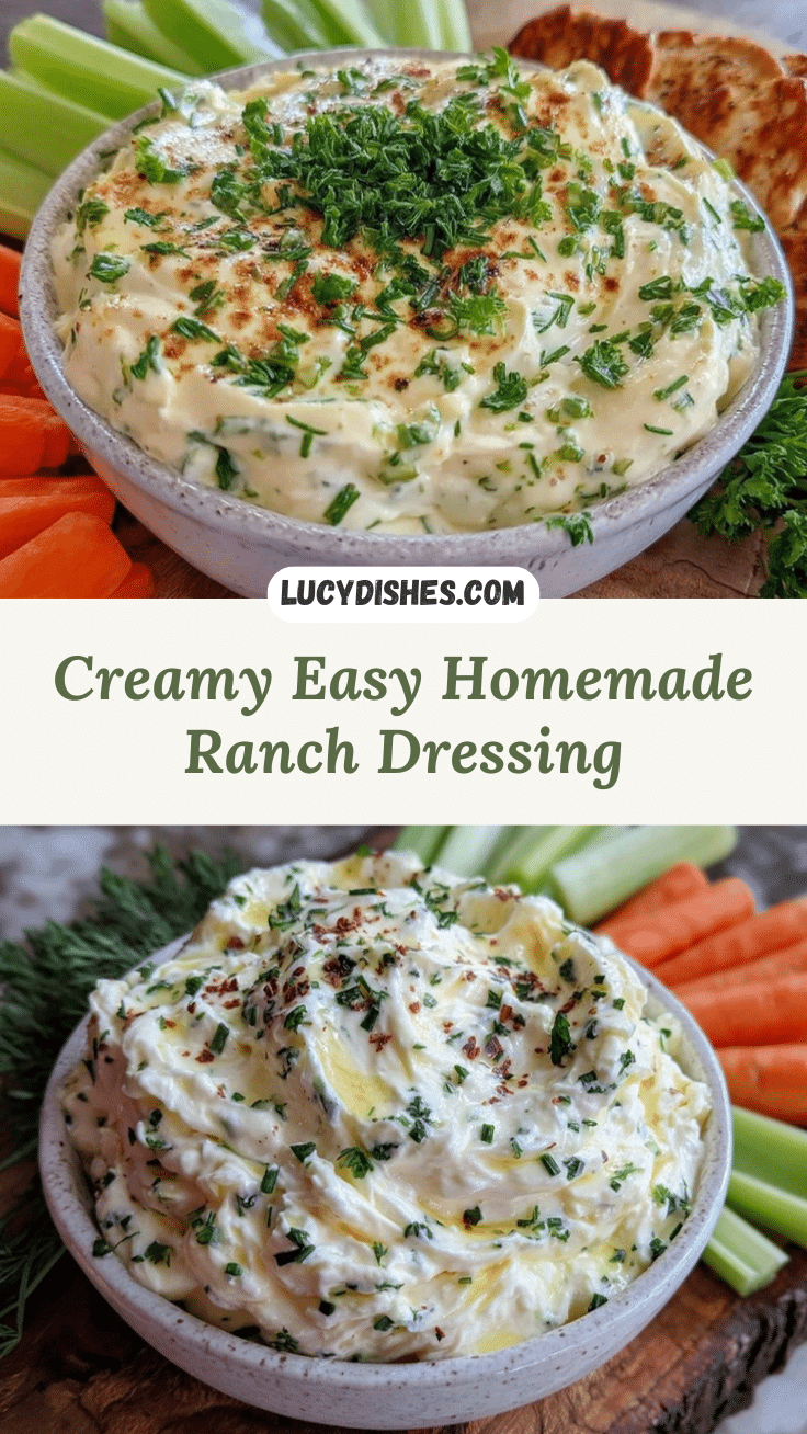 easy creamy homemade ranch dressing recipe recipe
