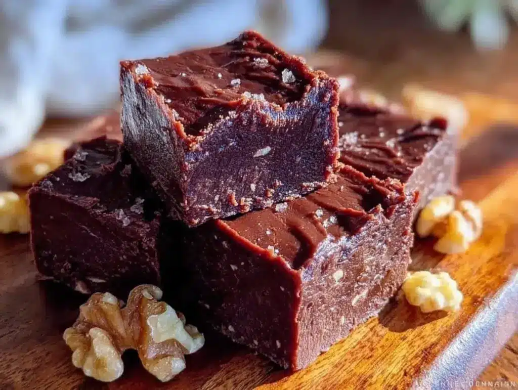 easy creamy quick fudge recipe - featured image