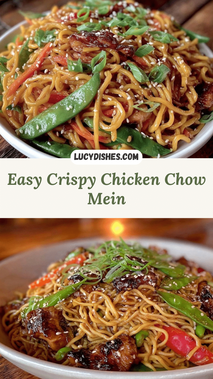 easy crispy chicken chow mein recipe recipe