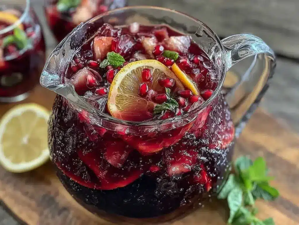 easy fast sangria recipe - featured image