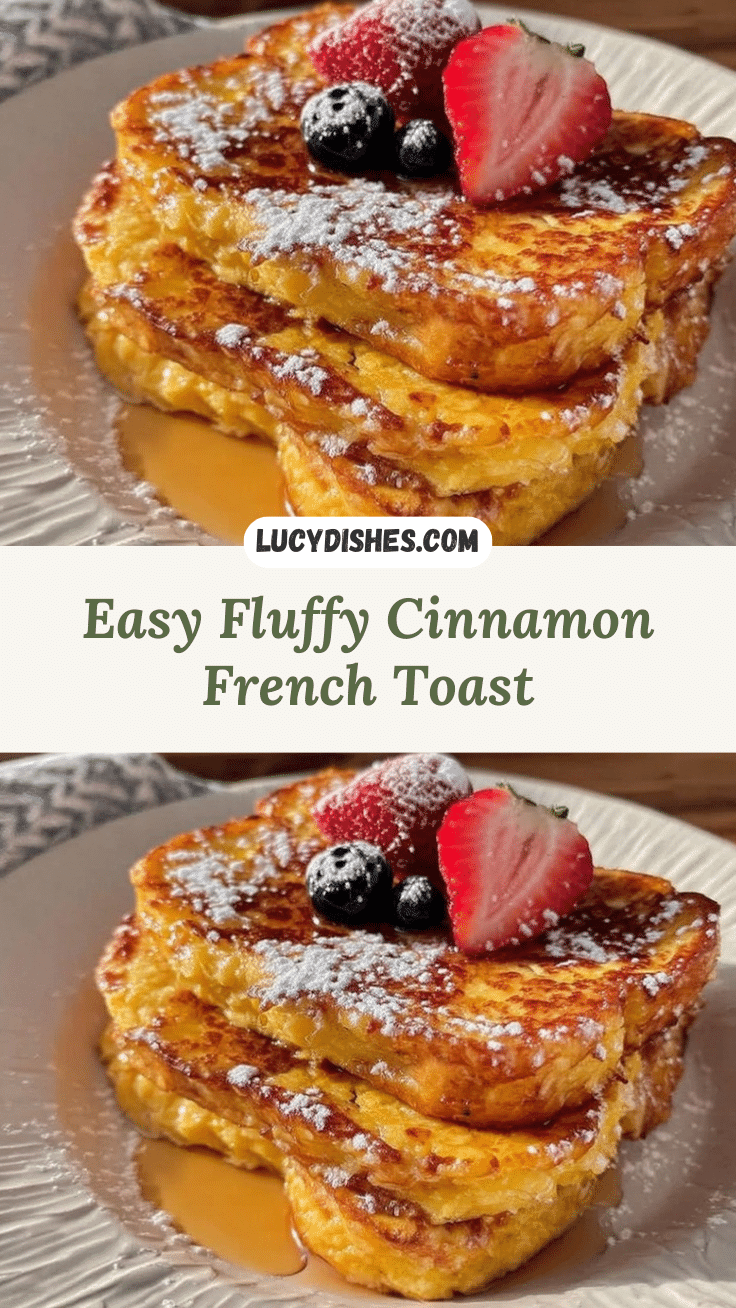 Easy Fluffy Cinnamon French Toast recipe