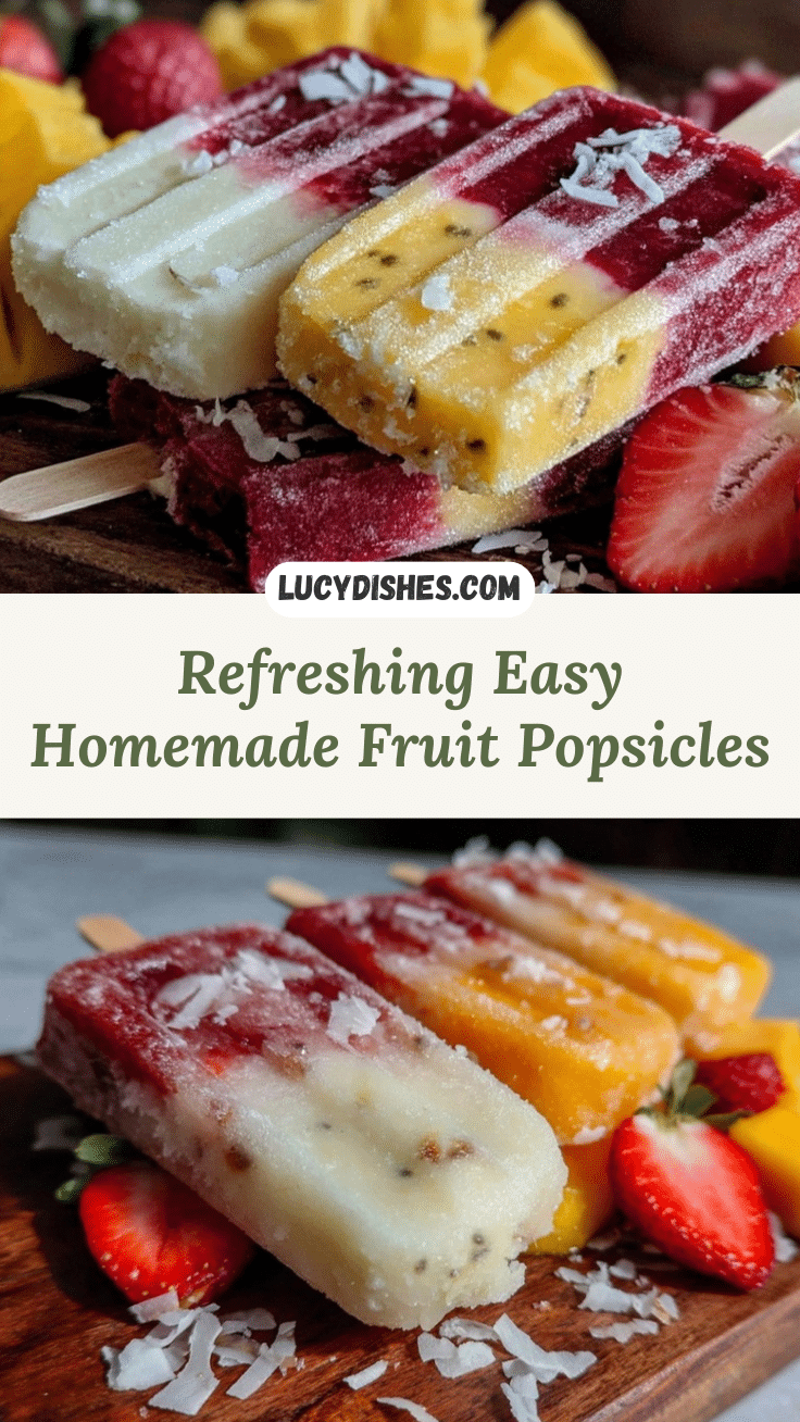 easy homemade fruit popsicles recipe