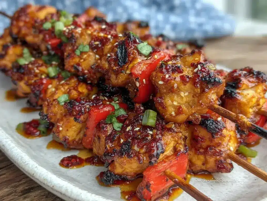 Firecracker Chicken Kabobs - featured image