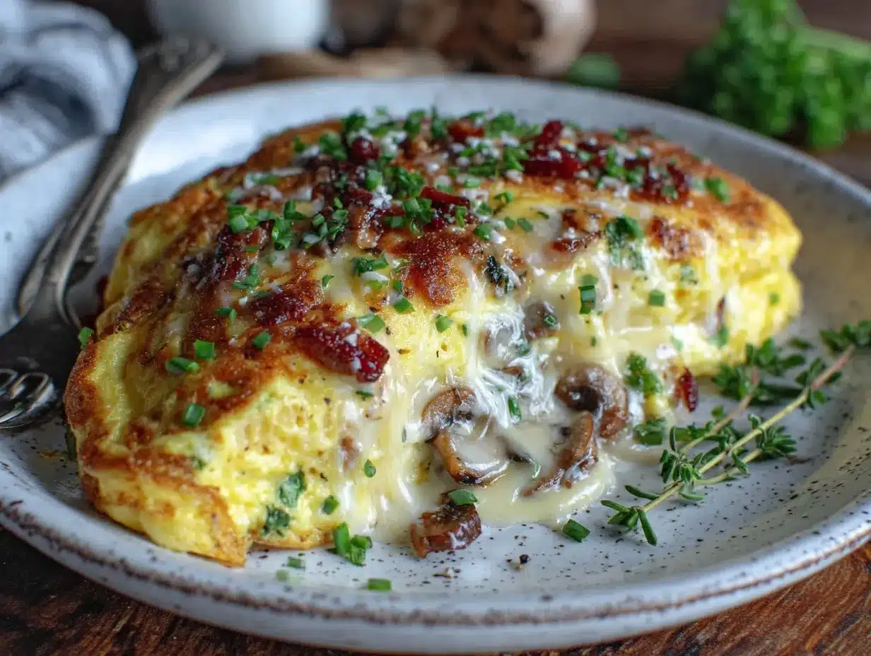 fluffy omelette preparation steps