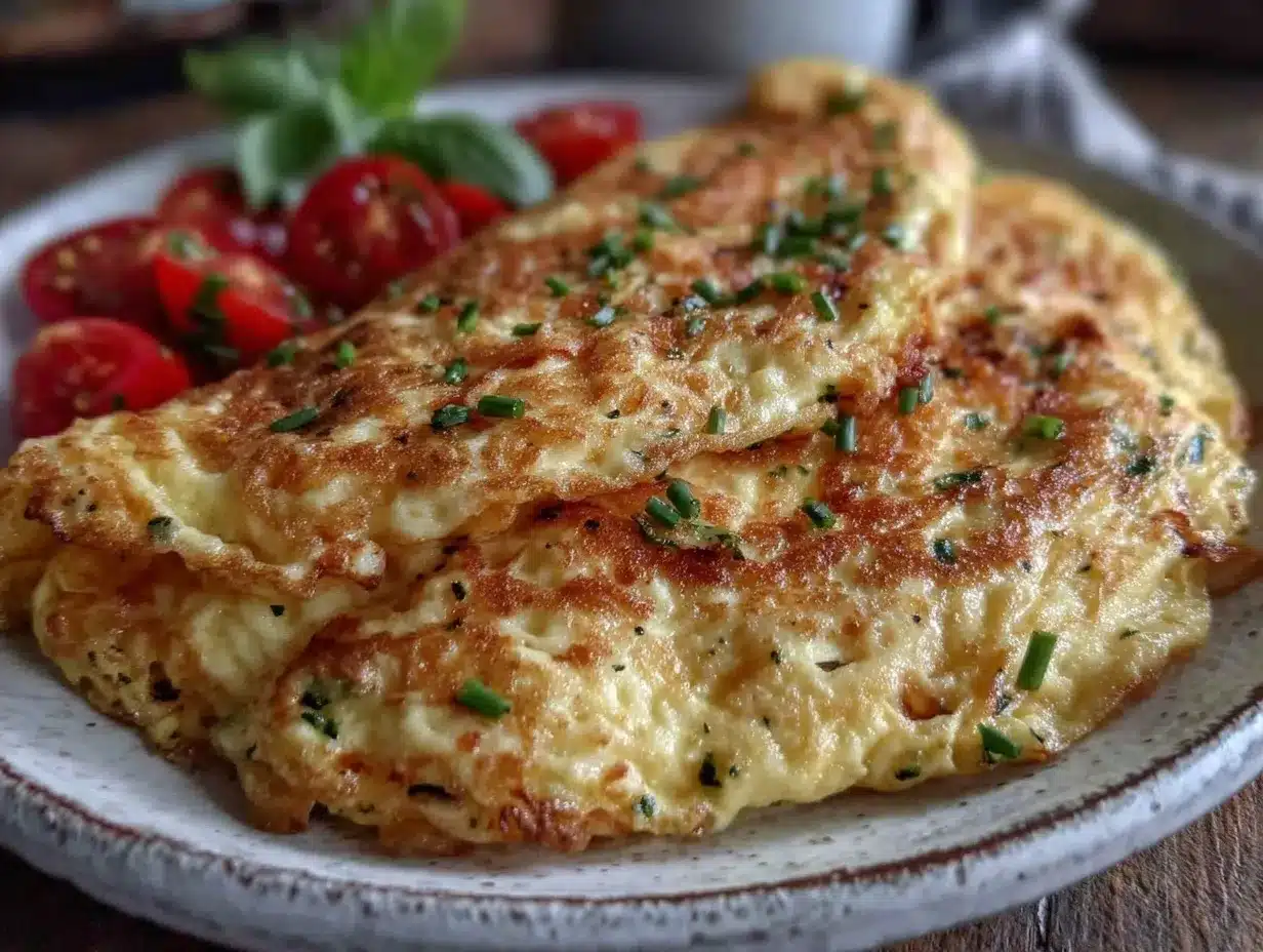 fluffy quick omelette recipe preparation steps
