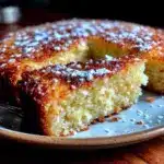 fluffy simple cake recipe - featured image