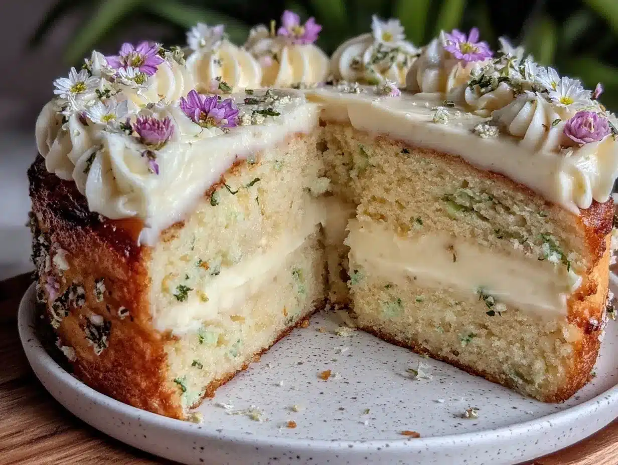 Fluffy Spring Cake Delight preparation steps