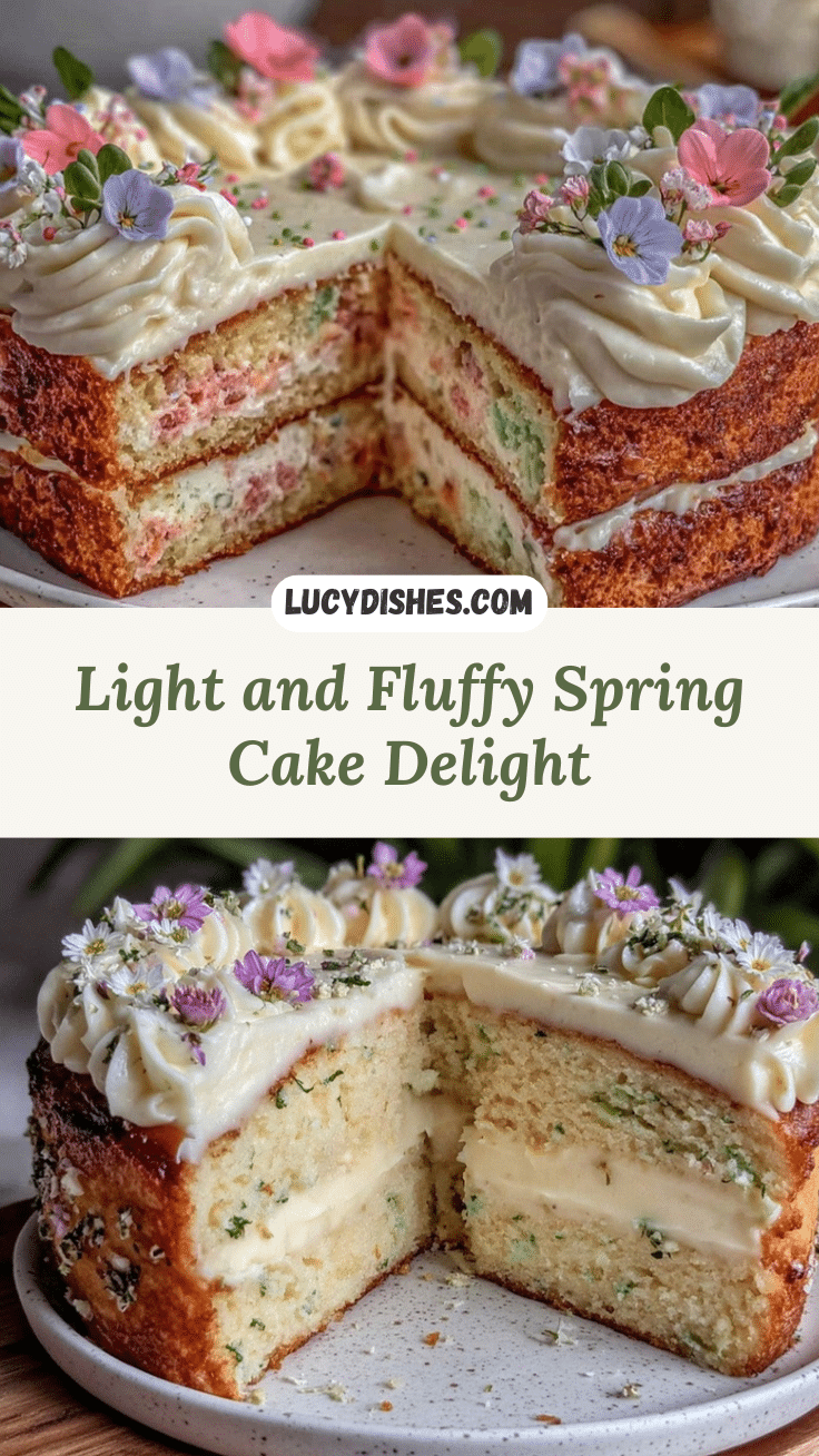 Fluffy Spring Cake Delight recipe