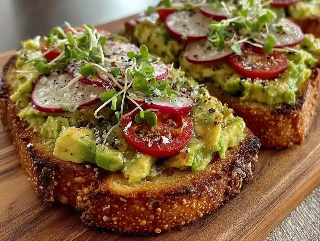 fresh avocado toast recipe - featured image