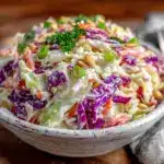 fresh spring coleslaw - featured image
