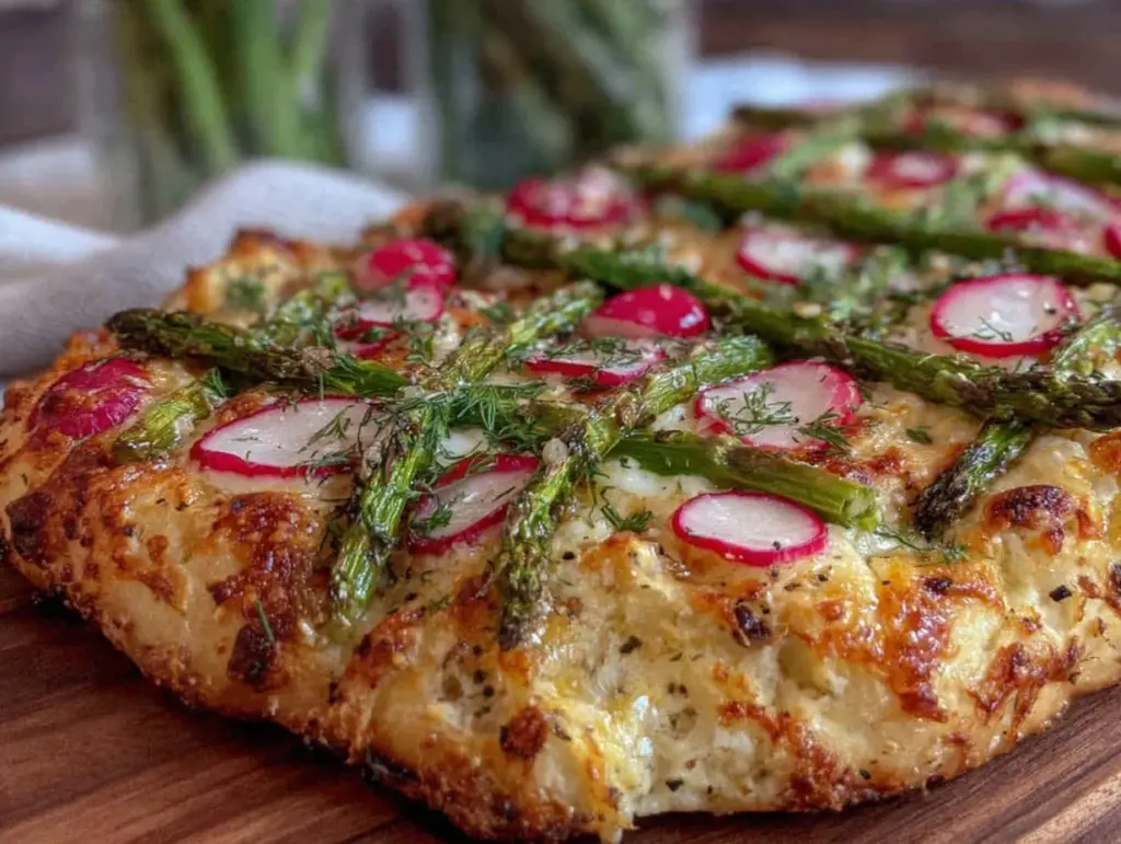 fresh spring flatbread - featured image