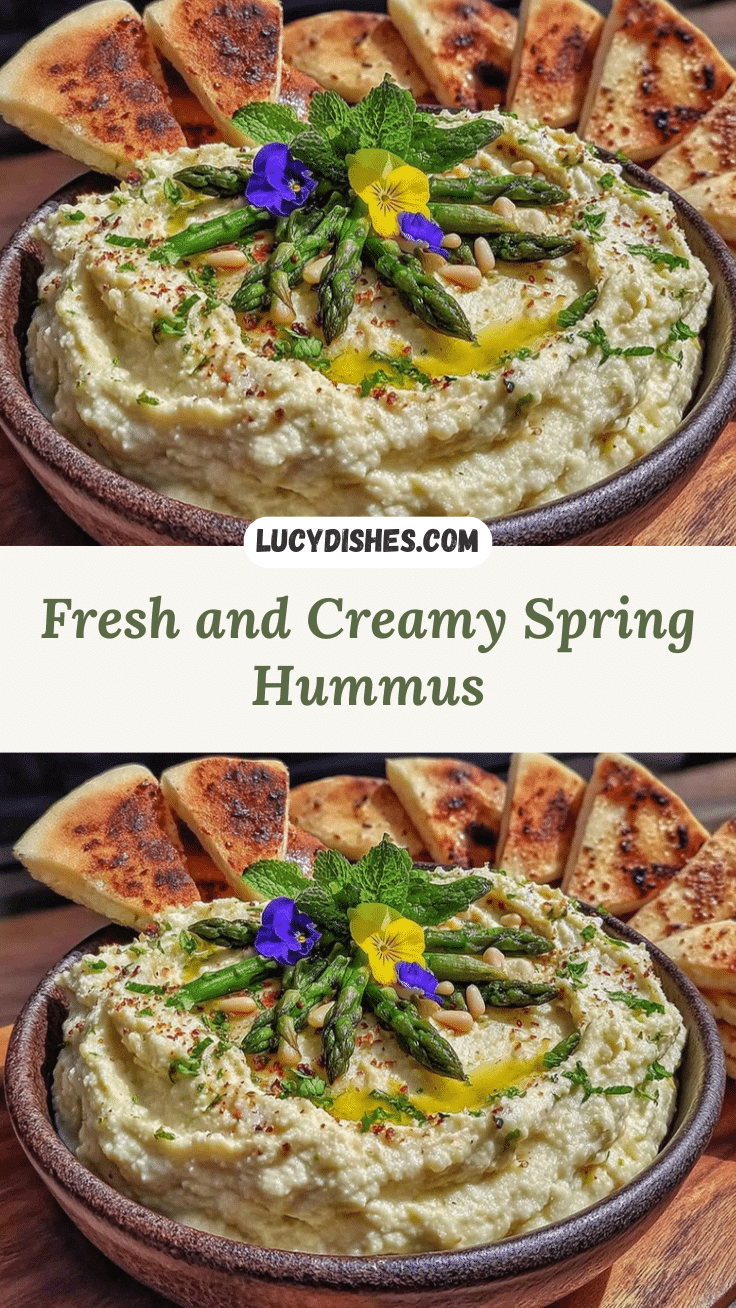 fresh spring hummus recipe recipe