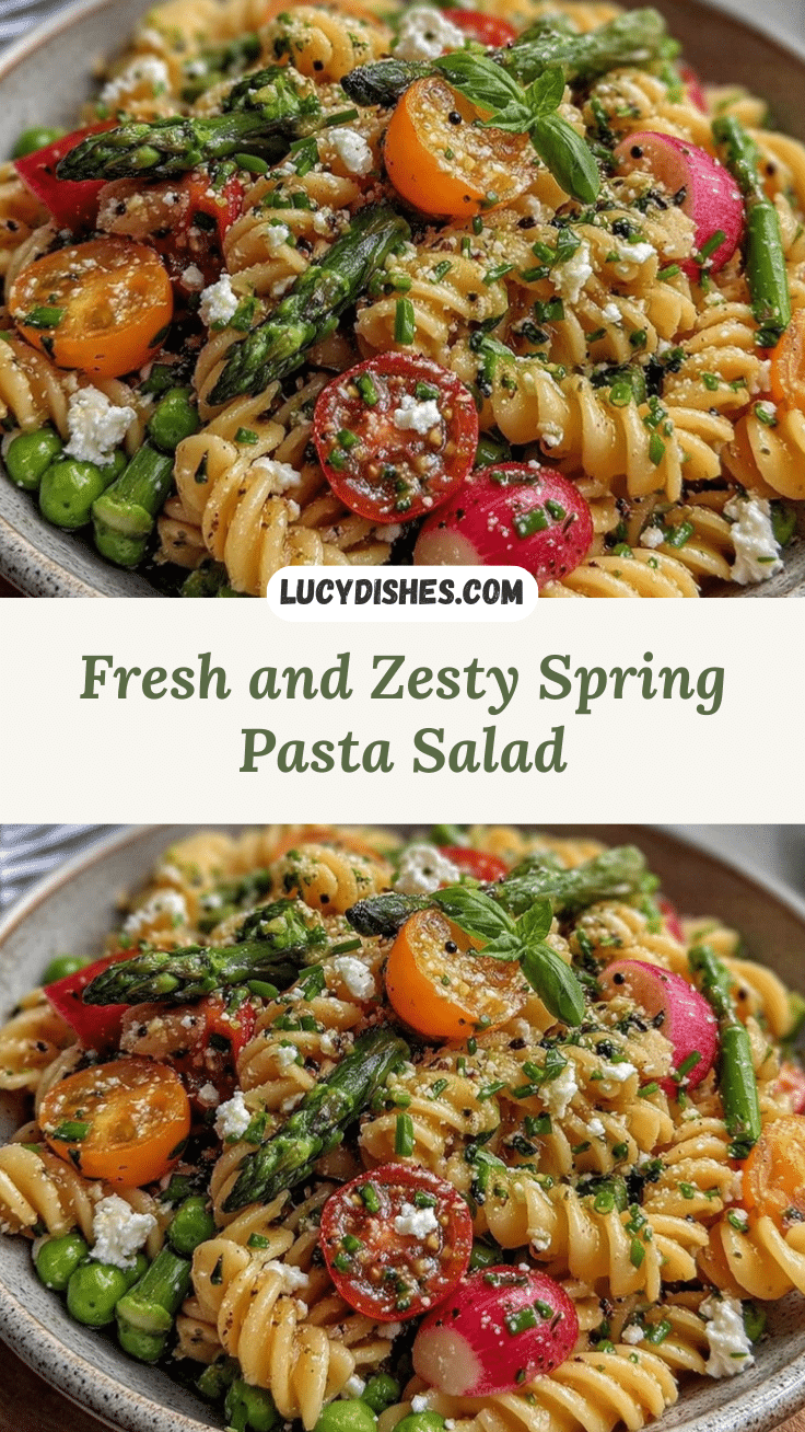 fresh spring pasta salad recipe