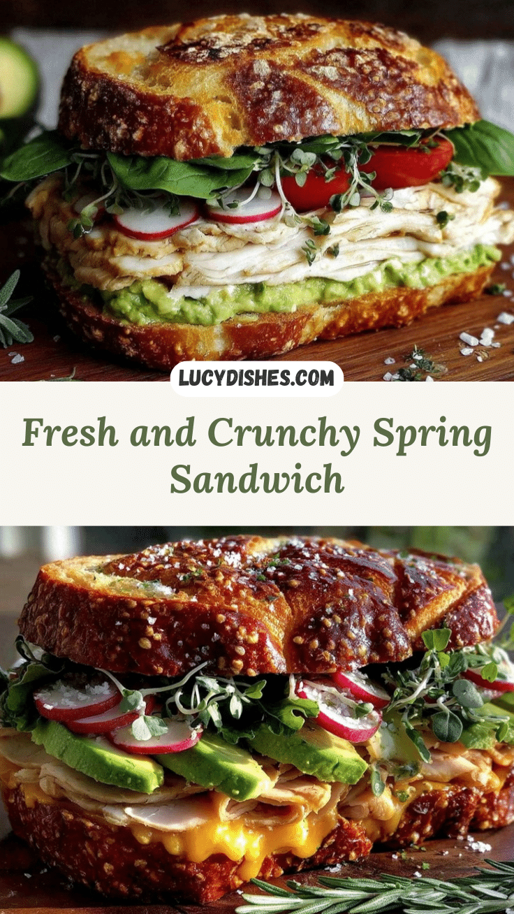 fresh spring sandwich recipe