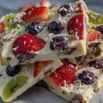 frozen yogurt bark - featured image