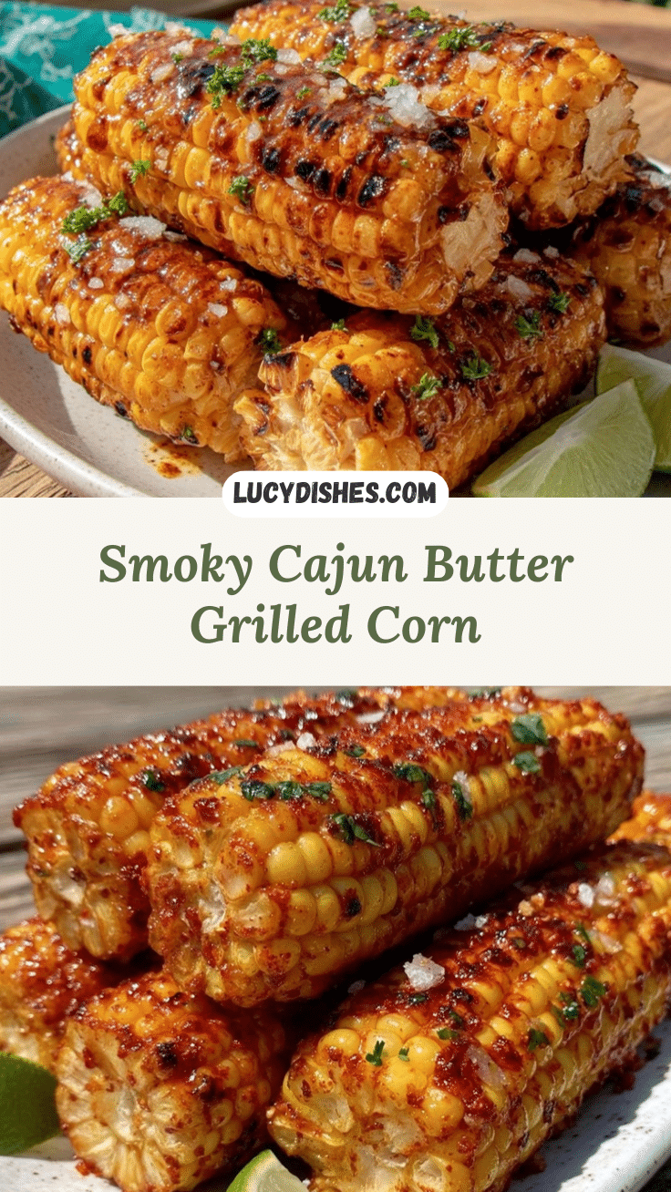Grilled Cajun Butter Corn on the Cob recipe