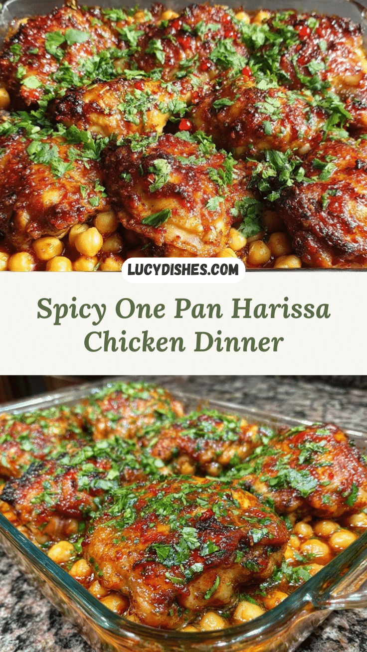 harissa chicken with chickpeas recipe