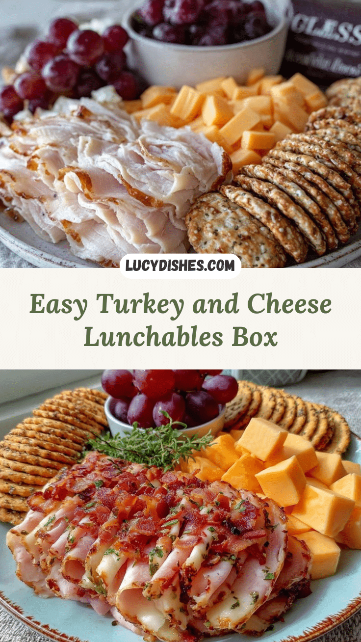 homemade turkey and cheese Lunchables recipe