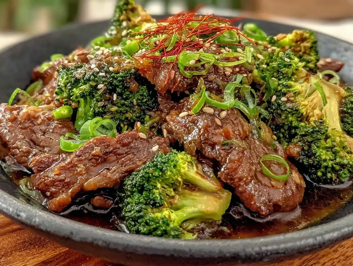 Instant Pot beef and broccoli preparation steps