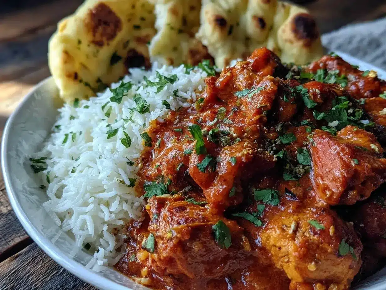 Instant Pot butter chicken preparation steps