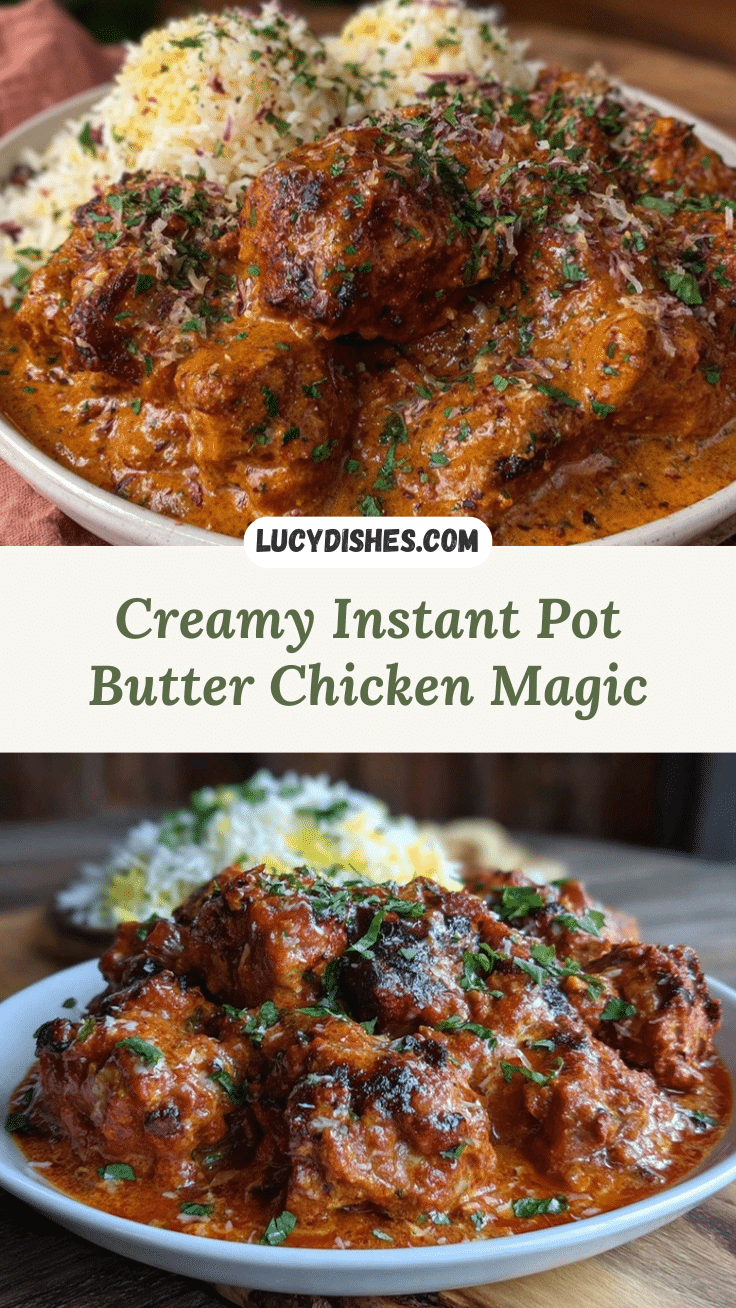 Instant Pot Butter Chicken with Rice recipe