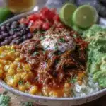 Instant Pot Chicken Burrito Bowls - featured image