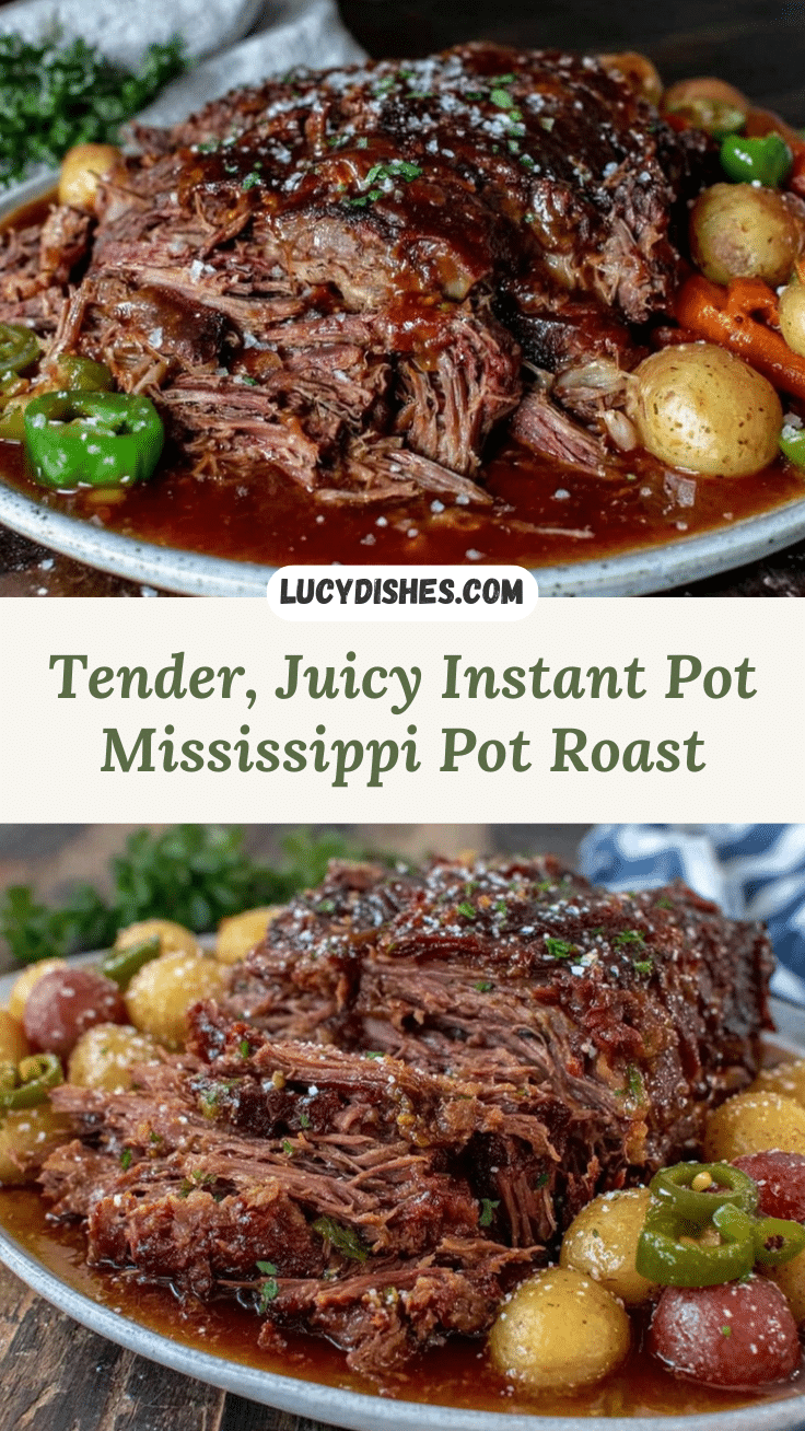 Instant Pot Mississippi Pot Roast recipe