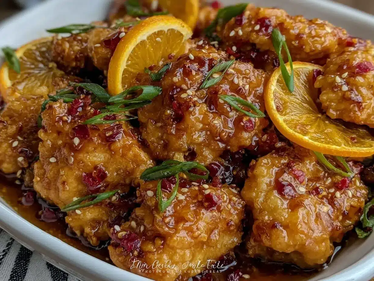 Instant Pot orange chicken preparation steps