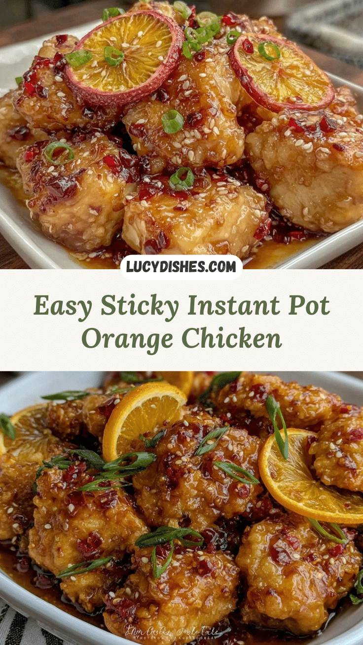 Instant Pot orange chicken recipe