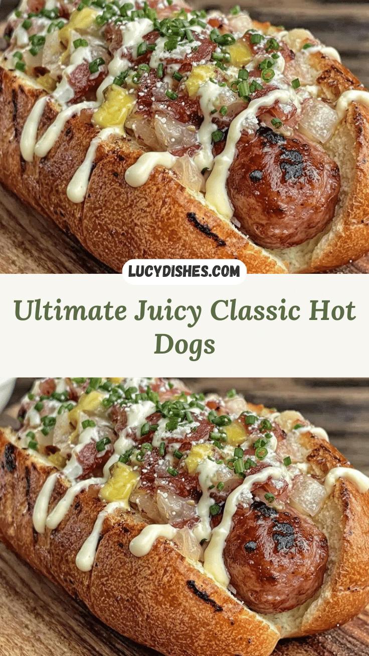 juicy classic hot dog recipe recipe