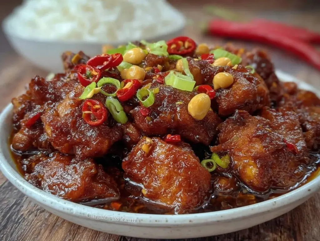 Kung Pao chicken recipe - featured image