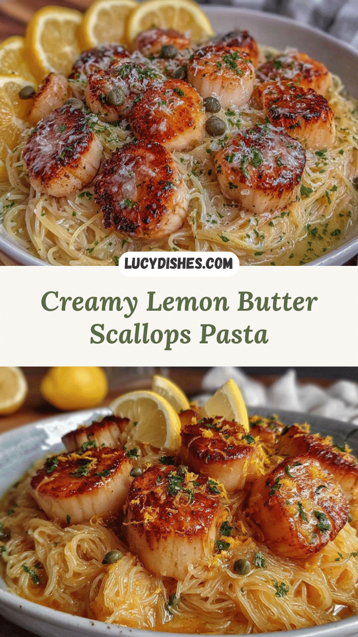 Lemon Butter Scallops recipe