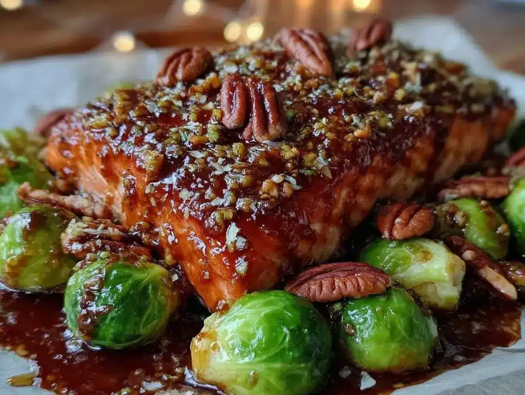 maple dijon salmon - featured image