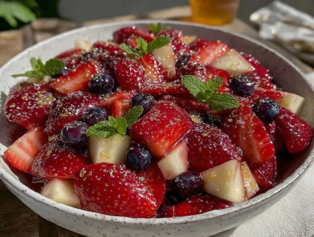 patriotic fruit salad - featured image