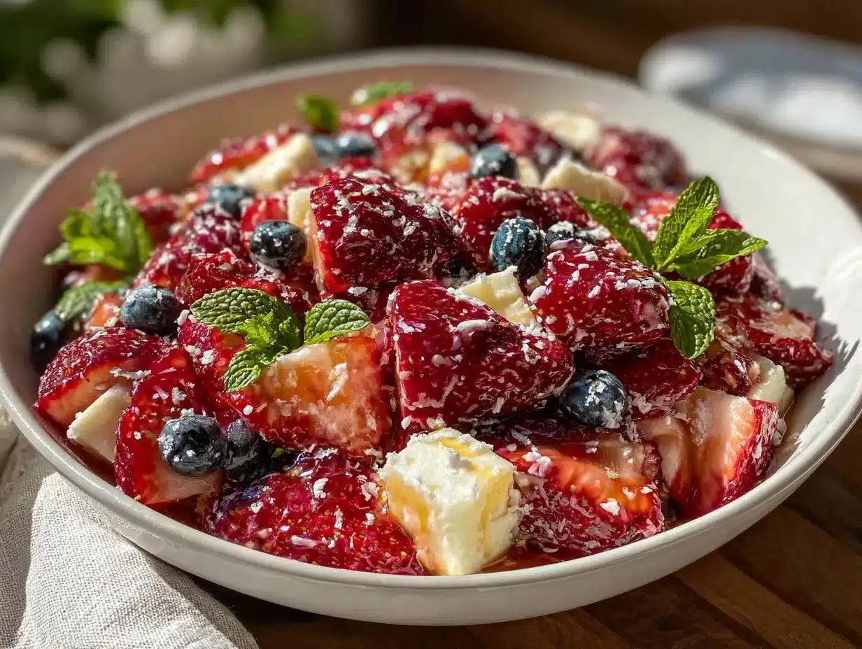 patriotic fruit salad preparation steps