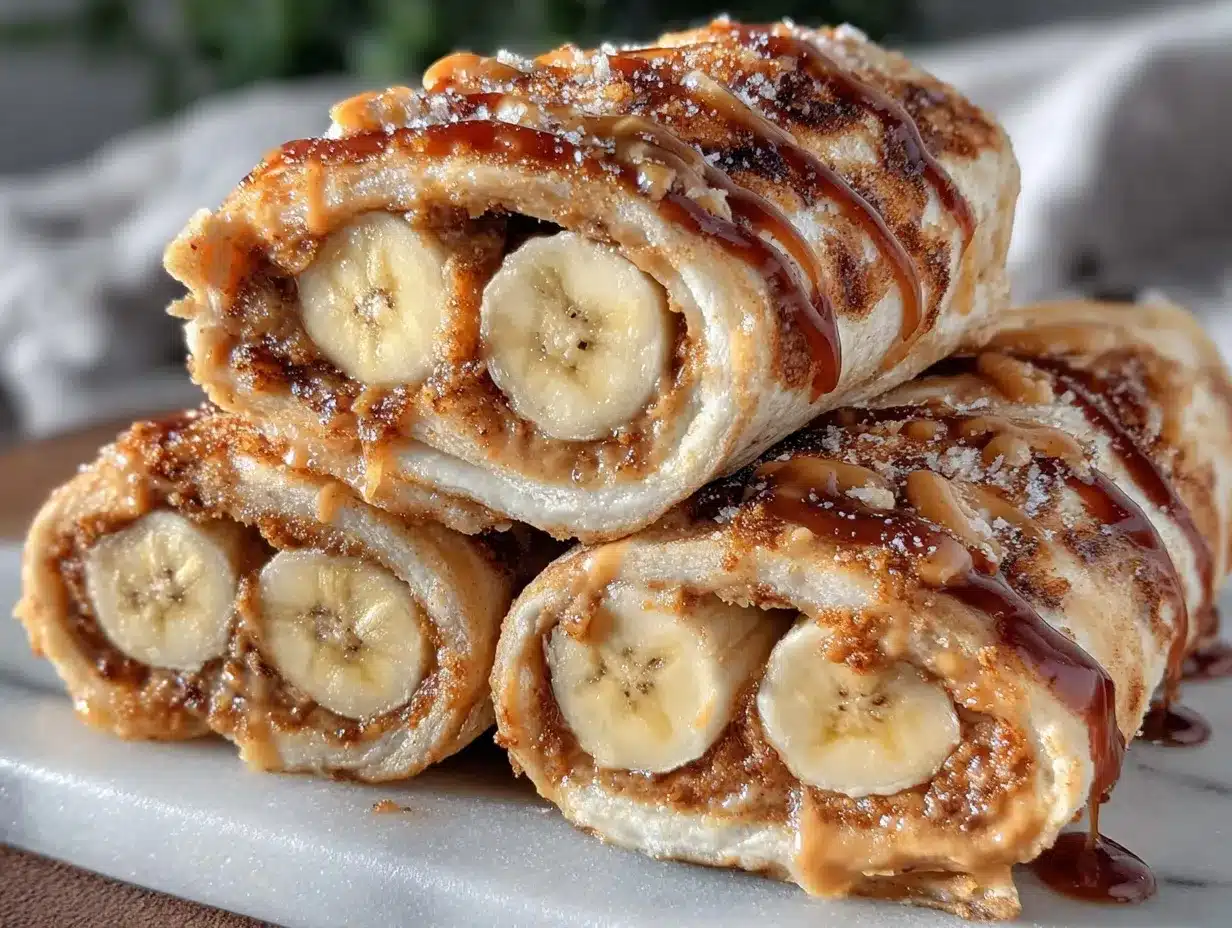 peanut butter banana roll-ups preparation steps