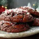 peppermint mocha cookies - featured image