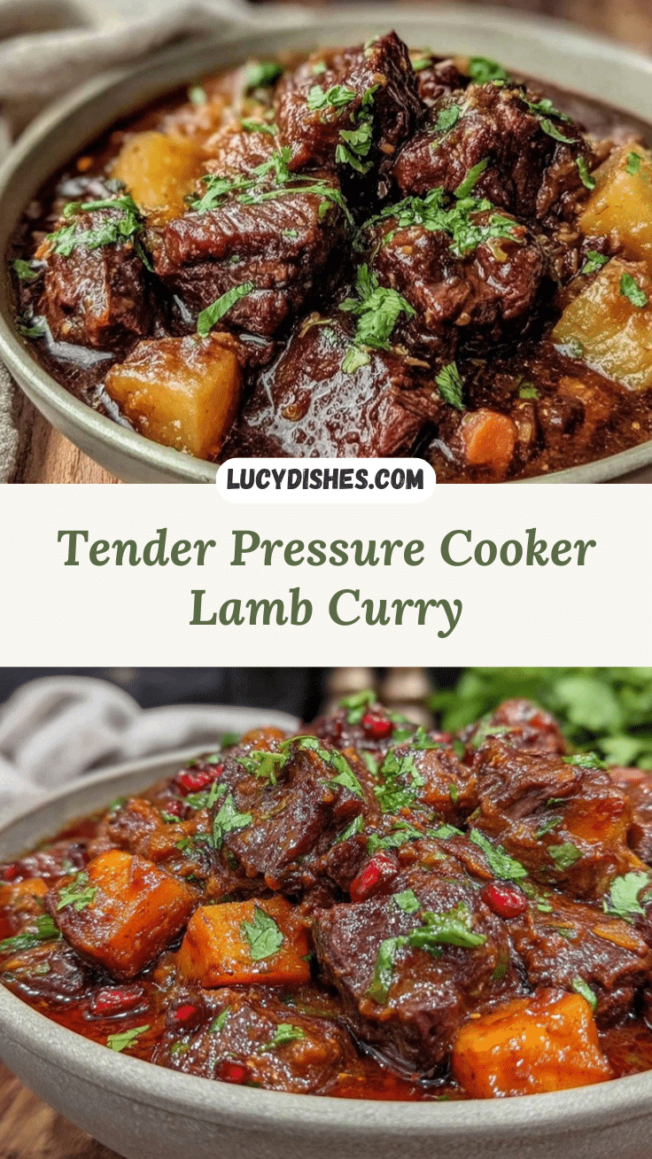pressure cooker lamb curry recipe