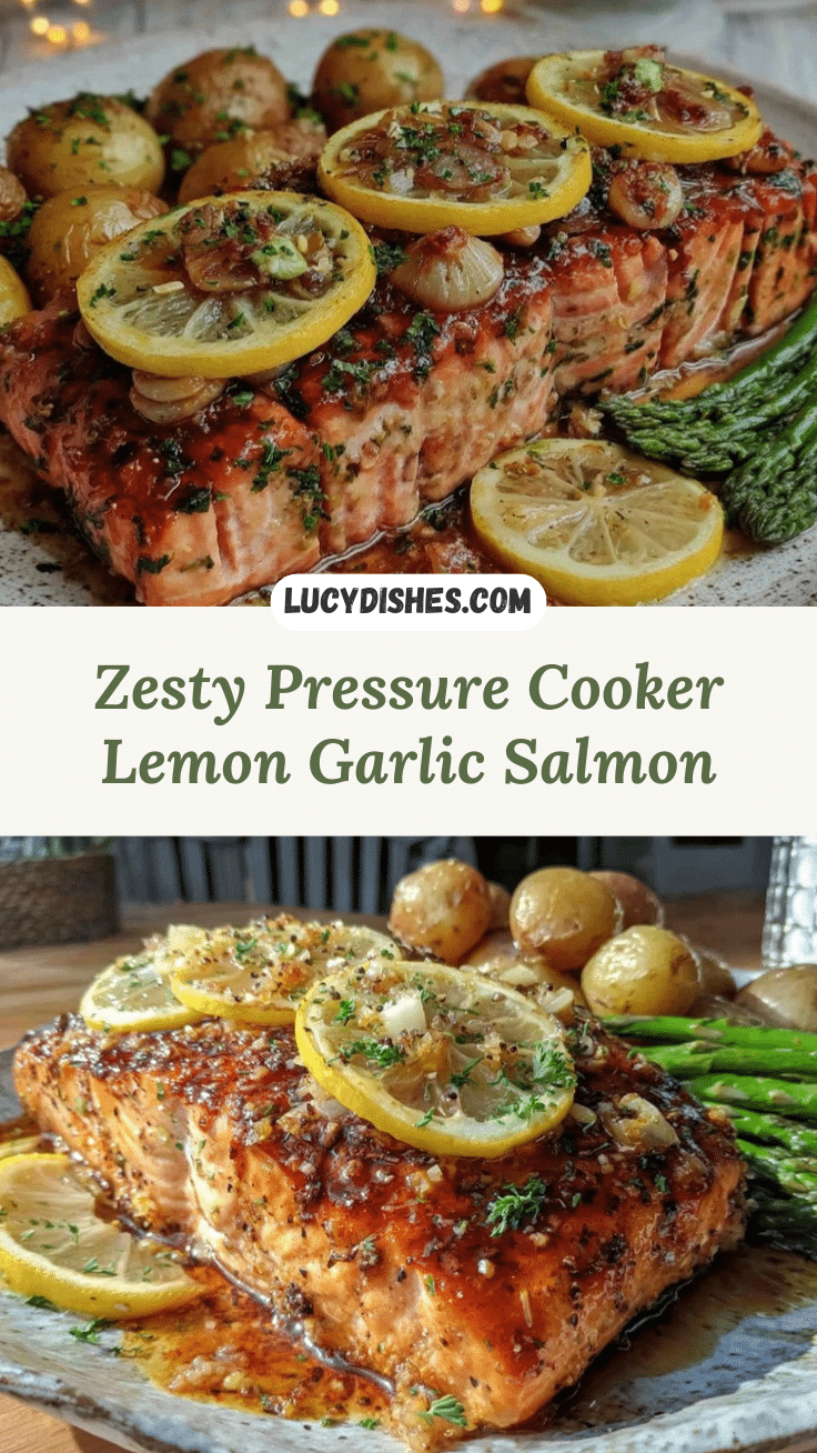 pressure cooker lemon garlic salmon recipe