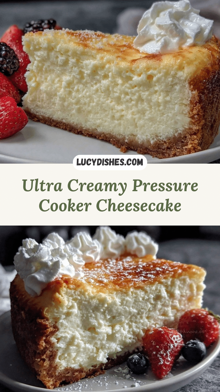 pressure cooker New York cheesecake recipe