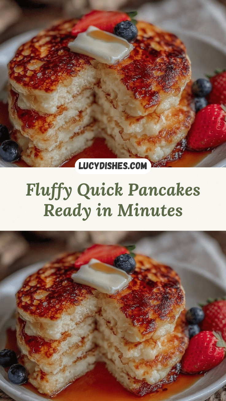 quick fluffy pancakes recipe