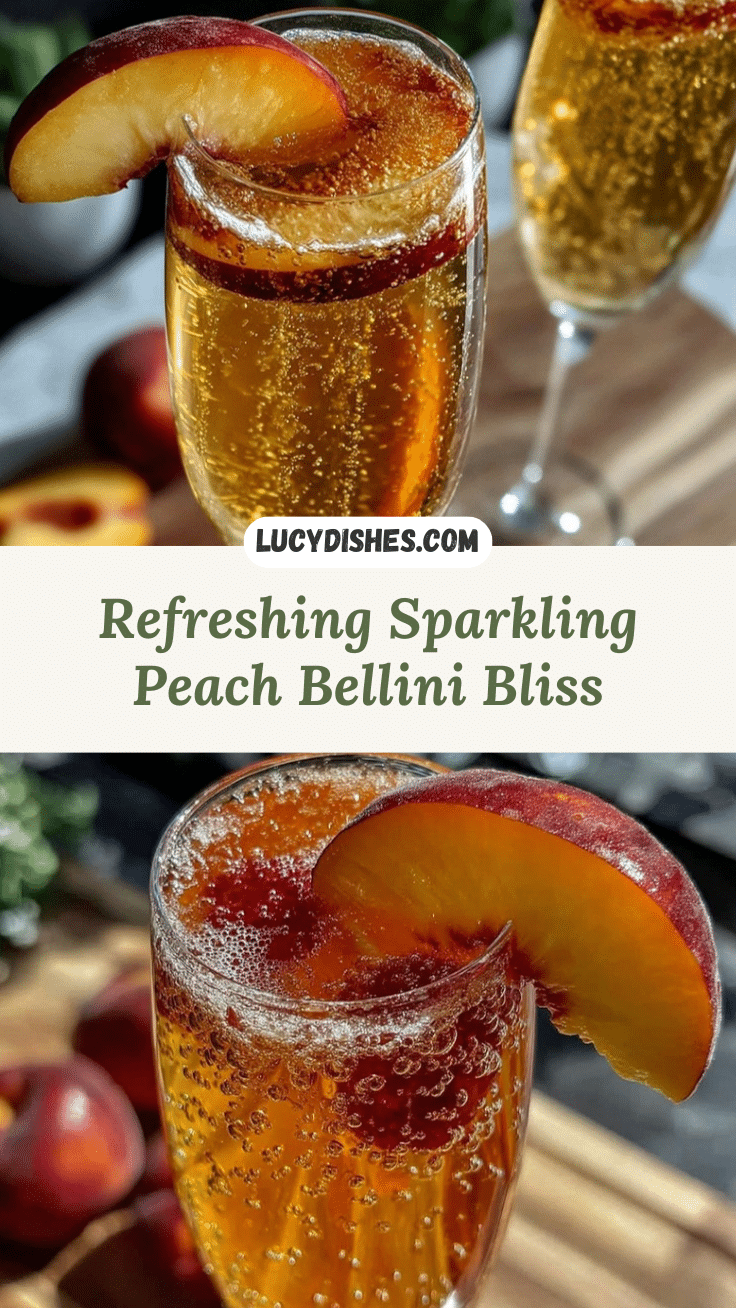 Refreshing Bellini Cocktail Recipe recipe