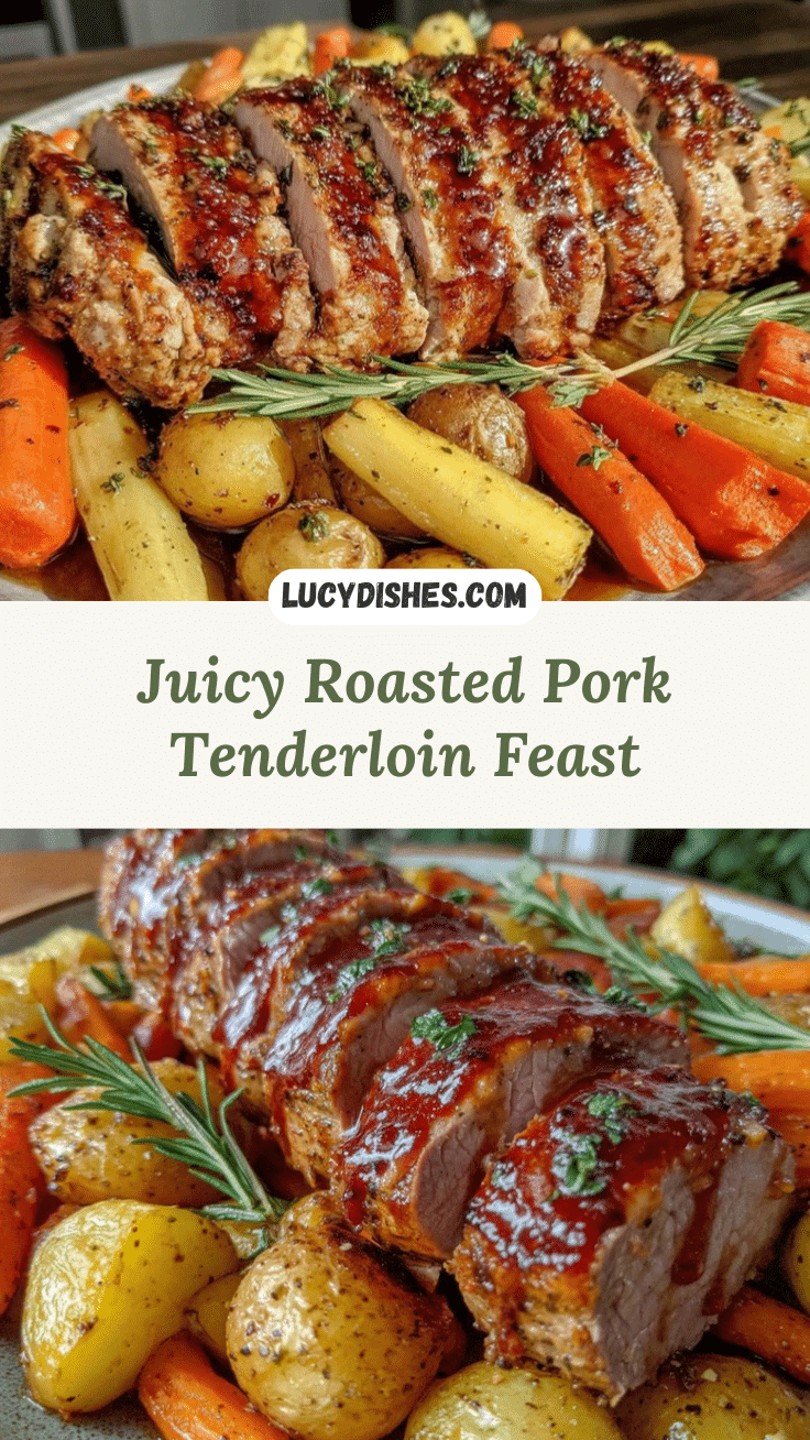 savory roasted pork tenderloin with root vegetables recipe