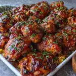 sheet pan BBQ chicken - featured image