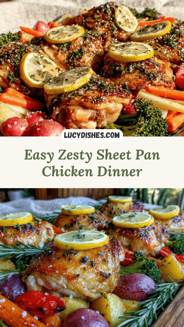 sheet pan lemon herb chicken recipe
