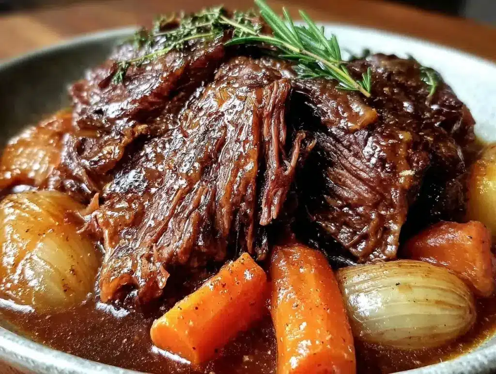 slow cooker pot roast - featured image